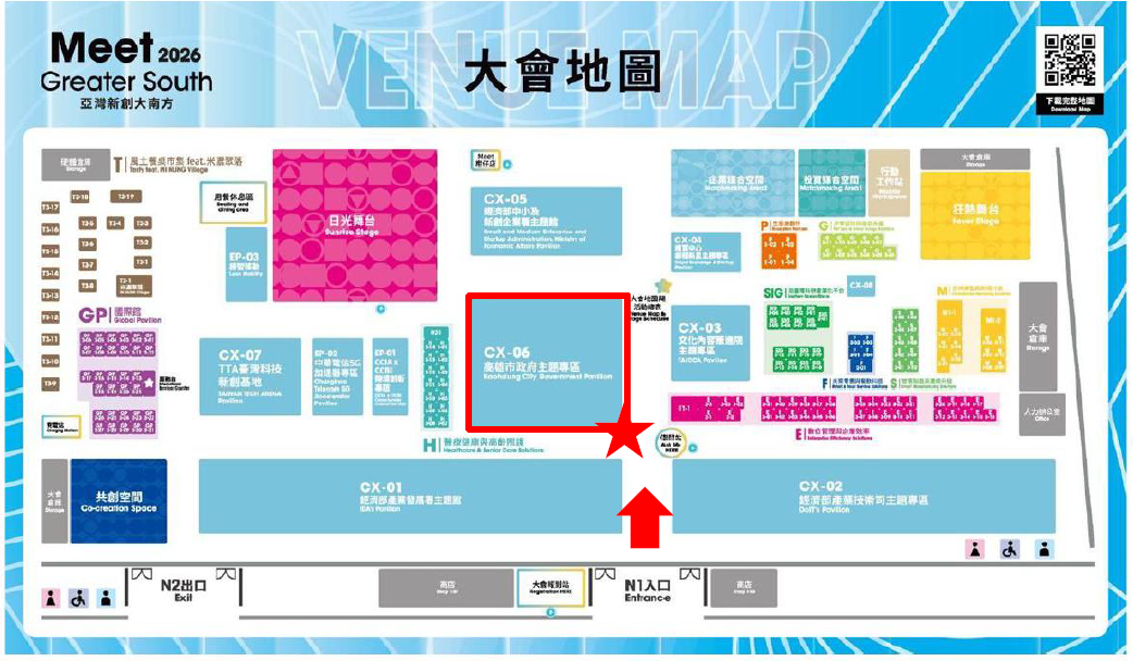 高雄展覽館北館 高雄市政府主題館平面圖